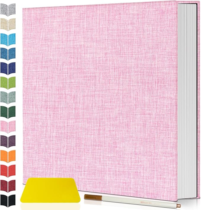 Artfeel Photo Album Self Adhesive Scrapbook, 60 Pages Large Photo Book by Artfeel