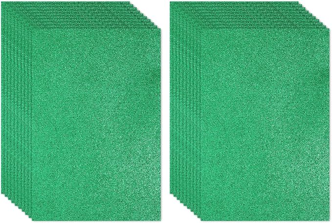 PATIKIL 20 Sheets 2mm Glitter Foam Sheet by PATIKIL