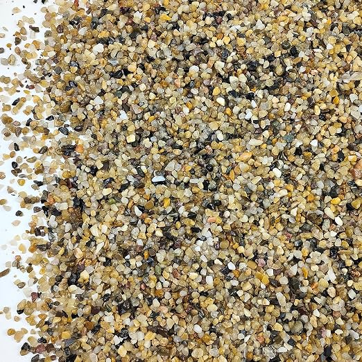 40LB Coarse Sand, Colored Rocks Pebbles, Quartz Sand by SHIZWU