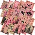 HunnmingRe 20 Pcs 10''x10'' Pink Halloween Quilting Fabric Square Vintage by HunnmingRe