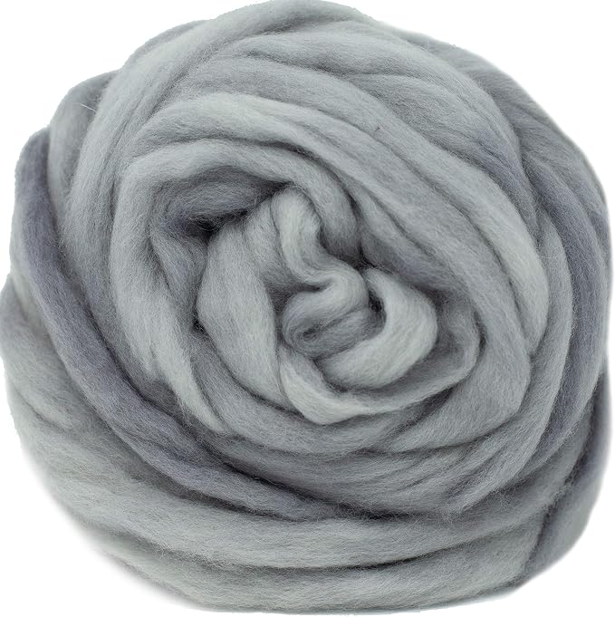 Wool Roving Hand Dyed. Super Soft BFL Combed Top Pre-Drafted by LivingDreamsYarn