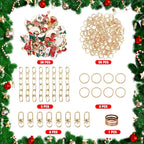 HOMAR 105Pcs DIY Keychain Making Kit Bag Charm Jewelry Chain Making 30 Charms 8 - Image 2