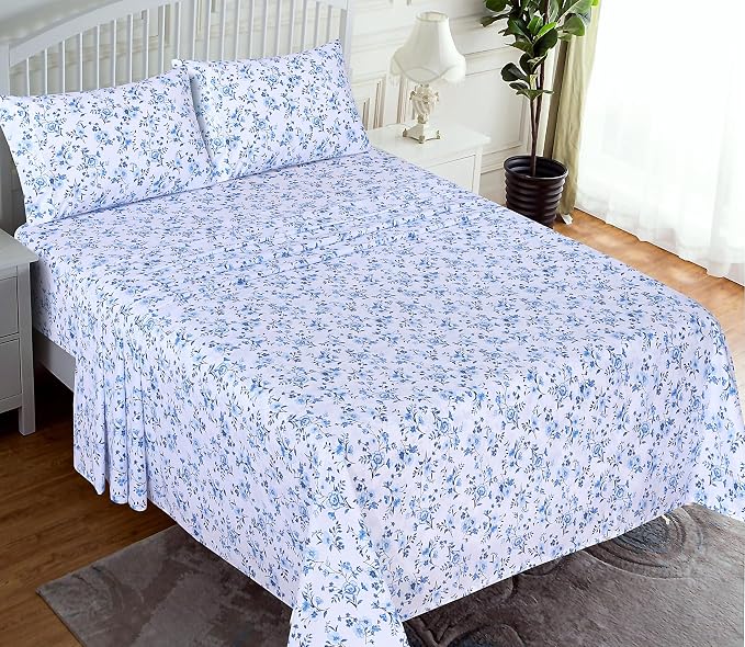 RUVANTI 100% Cotton Sheets – Twin XL Size Percale Bedding, Cooling & Breathable - Image 2
