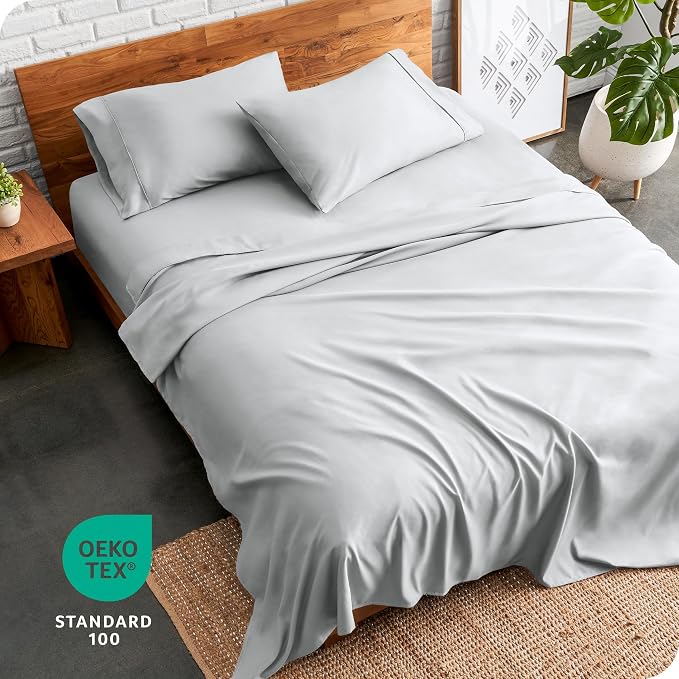 Bare Home Split Head Flex King Sheet Set - Image 8