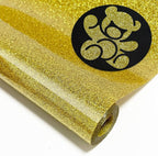 DUEUIOE Gold Glitter HTV Heat Transfer Vinyl Roll by Unknown