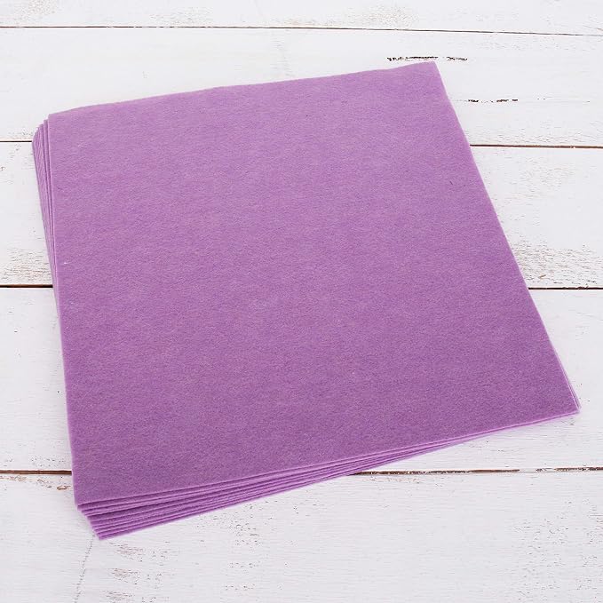 Threadart Lavender Premium Felt Sheets by ThreadArt