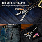 KeyUnity KK13 Precision Craft Utility Blade Titanium Handle Mini Cutting Tool - Image 4