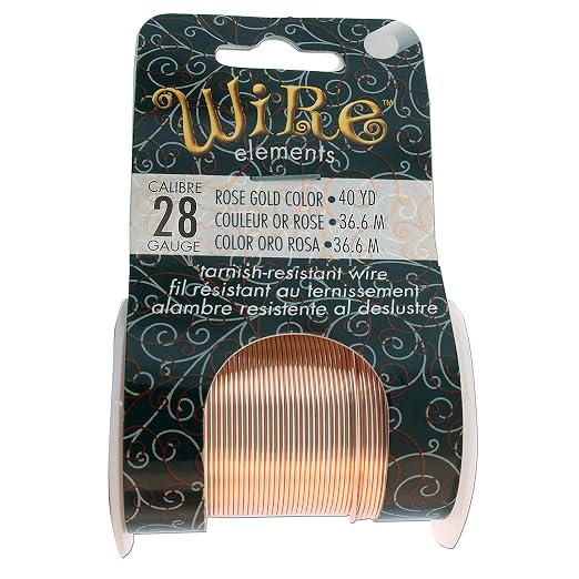 The Beadsmith Wire Elements 28-Gauge Lacquered Tarnish-Resistant Copper Wire - Image 7
