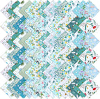 84 Pcs Green Charm Packs for Quiltings, Cotton Quilting Fabric Bundles by Unknown