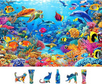 MINIWAN 500 Piece Puzzle for Adults Ocean Underwater World Coral Reef | Jigsaw by MINIWAN