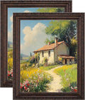 eletecpro 8x10 Vintage Picture Frame, Glass Cover, Horizontal or Vertical by eletecpro