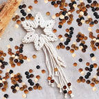 Whaline 240 Pcs Natural Wood Beads Coffee Brown White Wooden Beads Rustic Color - Image 6