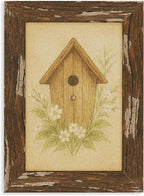 puthiac 5x7 Rustic Farmhouse Picture Frame, Warm Walnut, 1 Pack | Distressed by PUTHIAC