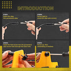 KOTTO Third Hand Professional Soldering Stand Tool PCB Holder Five Arms Helping - Image 4