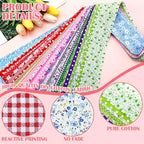 Hosuly 40 Pcs Multicolor Cotton Jelly Fabric - Image 5