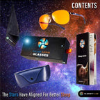 Blue Light Blocking Glasses Amber Lenses -For Better Sleep, Eye Strain Blocker - Image 7