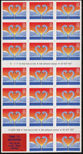 USPS Love Kissing Swans / Heart Shape #3124 Booklet of 20 x 55 US Postage Stamps by Unknown