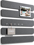 Fluxynara Cork Board Alternative Felt Strip Board 5-Pack 13"x2", Office Pin by FLUXYNARA