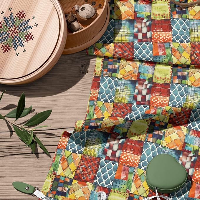 100% Cotton Fabric by the Yard – Turkish Quality Quilting & Sewing Fabric - Image 9