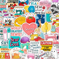 100Pcs Sewing Stickers and Decals by BulbaCraft
