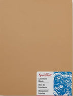Speedball 4311 Premium Mounted Linoleum Block – Fine, Flat Surface by SpeedballArt