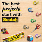 Scotch Wall-Safe Tape, 4 Dispensered Rolls, Sticks Securely, Removes Cleanly - Image 10