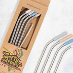 Softy Straws Premium Reusable Stainless Steel Drinking Straws - Image 5
