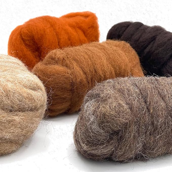 Corriedale Carded Sliver Wool Roving Variety Bundle | Best Core Wool - Image 9