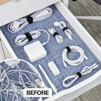Self-Gripping Cable Ties by Wrap-It Storage, 40 Pack – Reusable Hook and Loop - Image 2