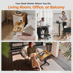 Agilestic Electric Standing Desk, 26 x 16 Inches Height Adjustable Desk - Image 4