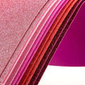 10 Pack Glitter Foam Sheets Craft 8 x 12 inch | 5 Colors Sparkles Foam Paper by Nitelemn