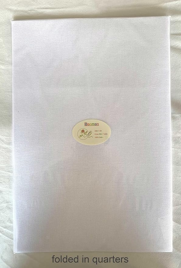 Aida Cloth 22 Count Cross Stitch Fabric, 19×28inch | 100% Cotton Fabric - Image 3
