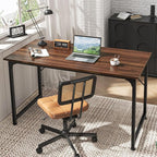 Huuger Computer Desk, 48 Inch Office Desk, Gaming Desk - Image 6