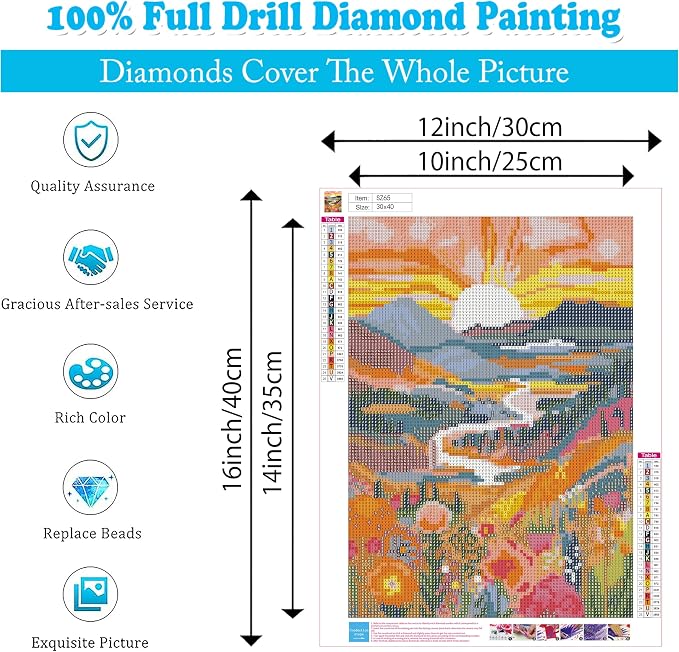 Ausanrl Diamond Art Painting Landscape-Diamond Painting - Image 4