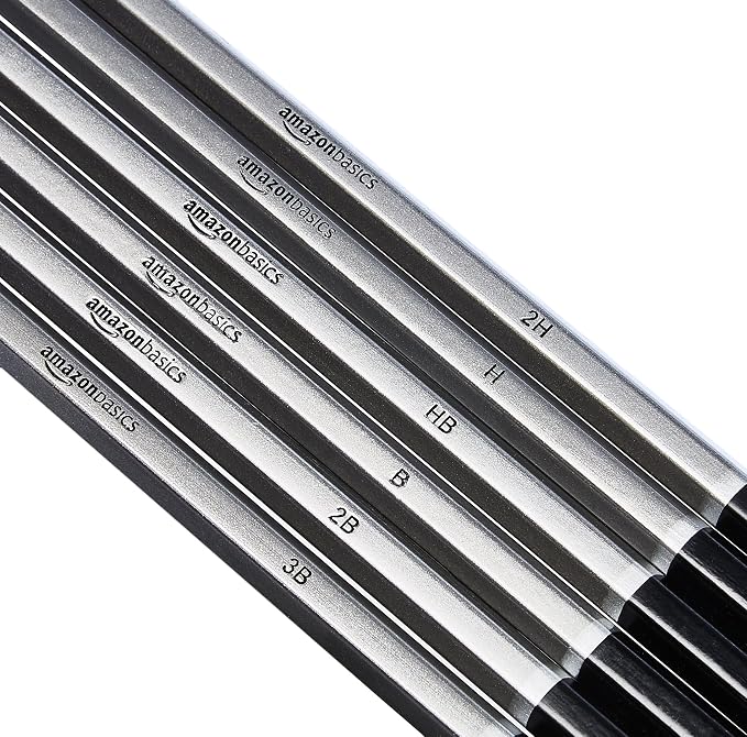 Amazon Basics Sketching and Drawing Art Pencil Kit, 17-Piece Set - Image 4