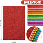 12 Pack Glitter Foam Sheets Craft 8 x 12 inch 12 Colors | Sparkles Foam Paper - Image 2