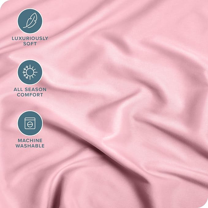 Bare Home Fitted Bottom Sheet Queen Size - Image 2