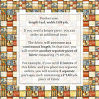 100% Cotton Fabric by the Yard – Turkish Quality Quilting & Sewing Fabric - Image 4