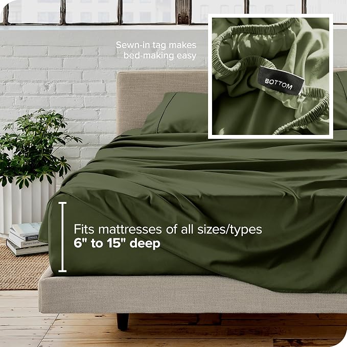 Bare Home Queen Sheet Set - Image 5