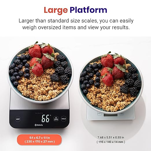 Etekcity 22lb Food Nutrition Scale, Smart Calorie Calculator, Waterproof - Image 8