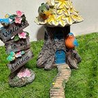MUAMAX Fairy Garden Walkway Path Pathway, Fairy Garden Accessories, Wood Road - Image 8