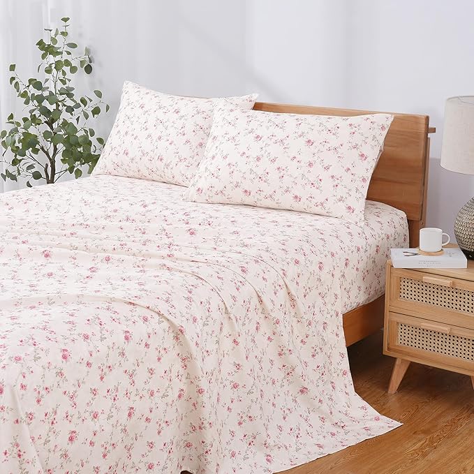 Modern Threads Printed 3-Piece Extra Soft Bedding Sheets & Pillowcase Set - Image 2
