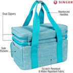 SINGER Sewing Accessories Organizer – Double Layer Portable Sewing Storage Bag - Image 7