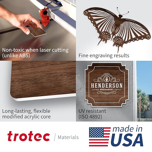 Trotec TroLase | 12"x12"x1/16", Guillotine | Made in USA - Image 3
