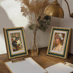 eletecpro 4x6 Vintage Picture Frame, Glass Cover, Horizontal or Vertical - Image 6