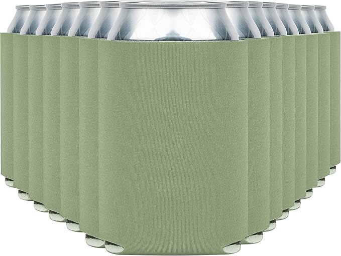 Blank Beer Can Cooler Sleeves Soft Insulated Beer Can Coolies by CURRENT+CO.