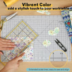 Premium Self Healing Cutting Mat 18'' x 12'', A3 Non-slip Sewing Mat - Image 3
