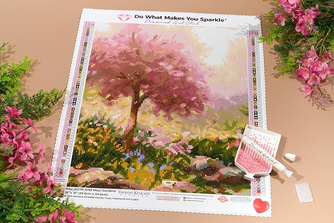 DIAMOND ART CLUB Maui Gardens Diamond Painting Kit, Fun DIY Crafts - Image 5
