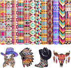 HTVSTD Aztec Heat Transfer Vinyl 12 Sheets 12×10in Iron on Vinyl | Aztec Brown by CraftingEveryday