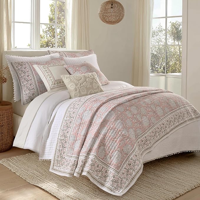 Levtex Home Adare Blush Reversible Twin/Twin XL Quilt Set - Image 2